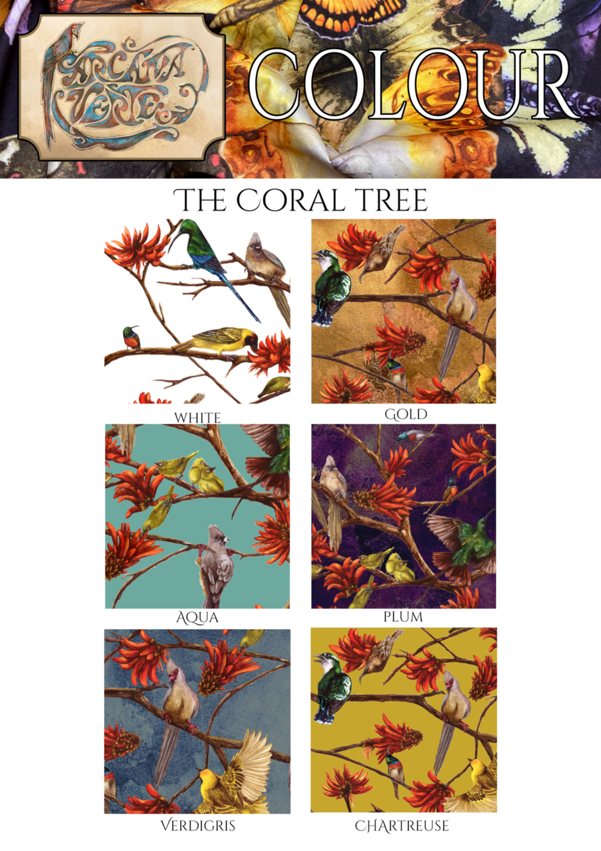 Place-Mats set - Coral Tree