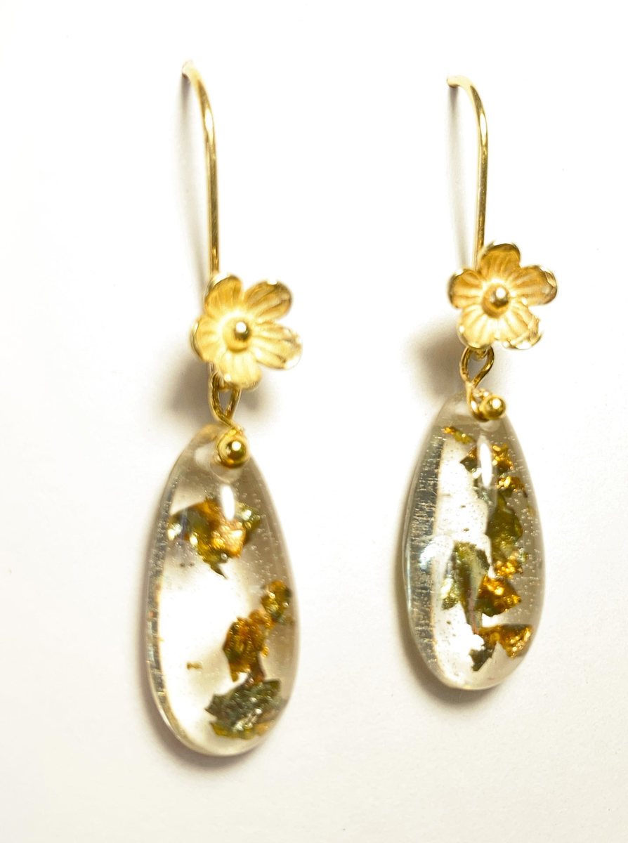 Floral Raindrops earrings