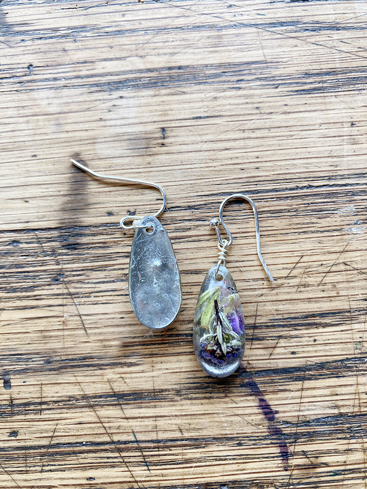 Fynbos teardrop earrings