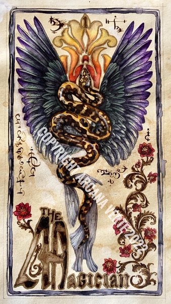 Magician Tarot card Art Print